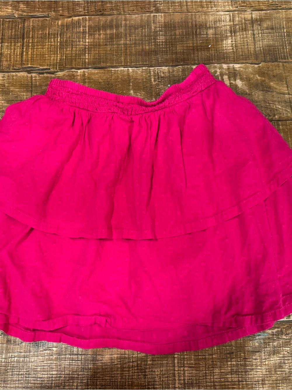 Old Navy Hot Pink Tiered Mini Skirt